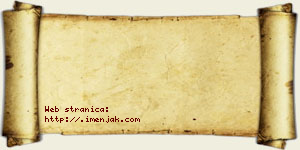 Jana Nenadović vizit kartica